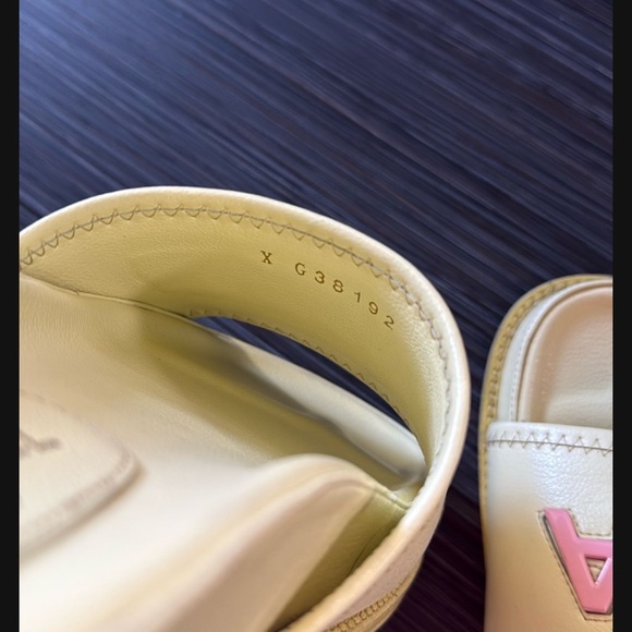 CHANEL Women's Multicolor Slide Sandals - Picture 3 of 4